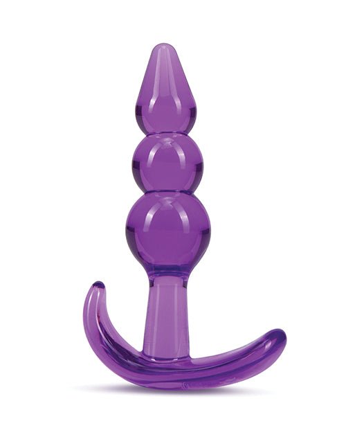 B Yours Triple Bead Anal Plug - Purple | Shop Lowest Prices at Funlove.com