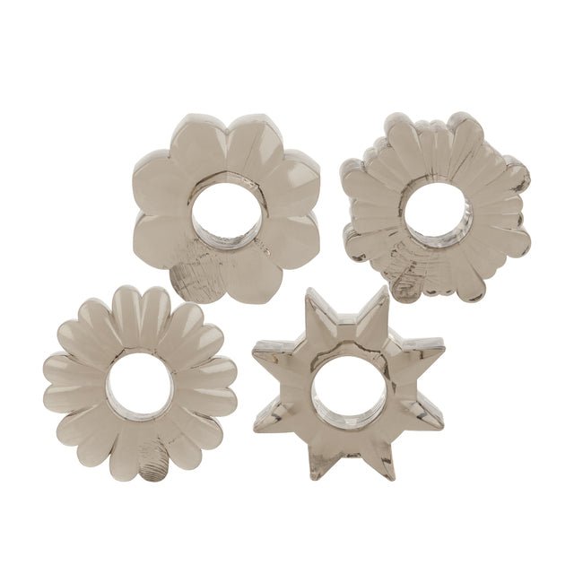 Basic Essentials Rings - Set Of 4 | Shop Lowest Prices at Funlove.com