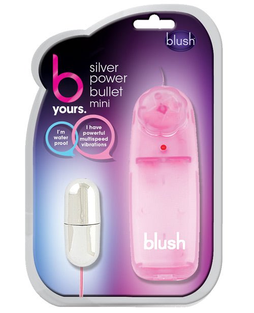 Blush B Yours Silver Bullet Mini - Pink Controller | Shop Lowest Prices at Funlove.com
