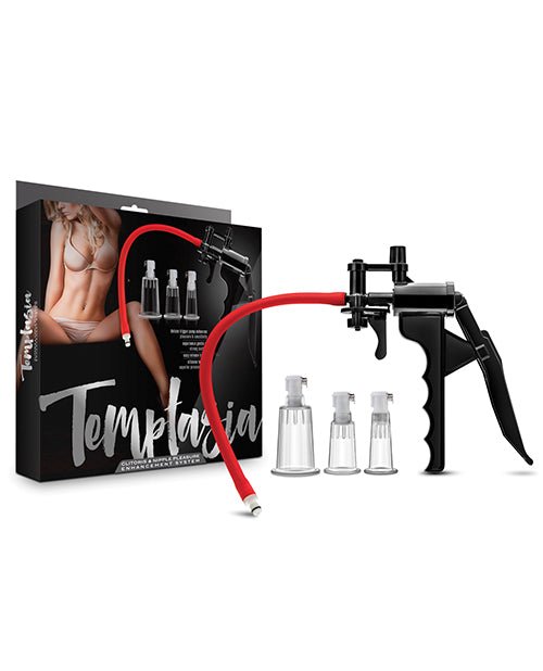 Blush Temptasia Clitoris & Nipple Pleasure Enhancement Pump System | Shop Lowest Prices at Funlove.com