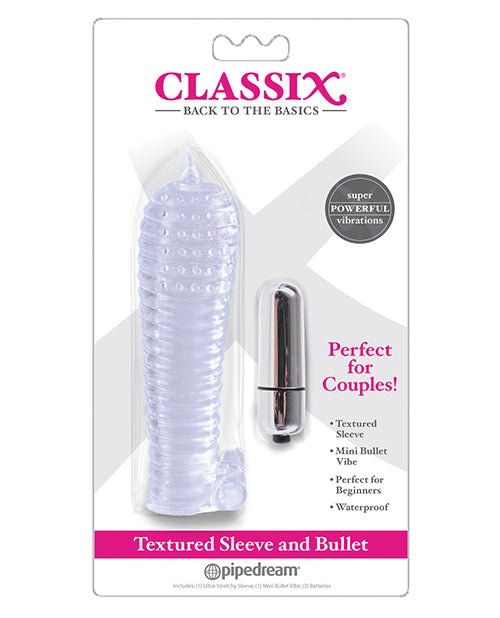 Classix Textured Sleeve & Bullet | Shop Lowest Prices at Funlove.com