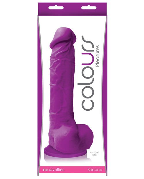 Colours Pleasures 8" Dildo w/ Suction Cup | Shop Lowest Prices at Funlove.com