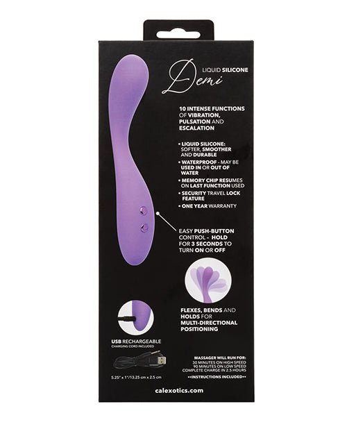 Contour Demi Flexible Massager - Purple | Shop Lowest Prices at Funlove.com