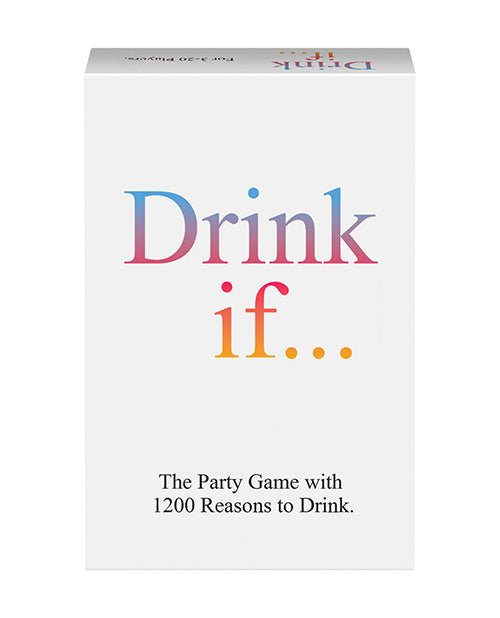 Drink If Card Game | Shop Lowest Prices at Funlove.com