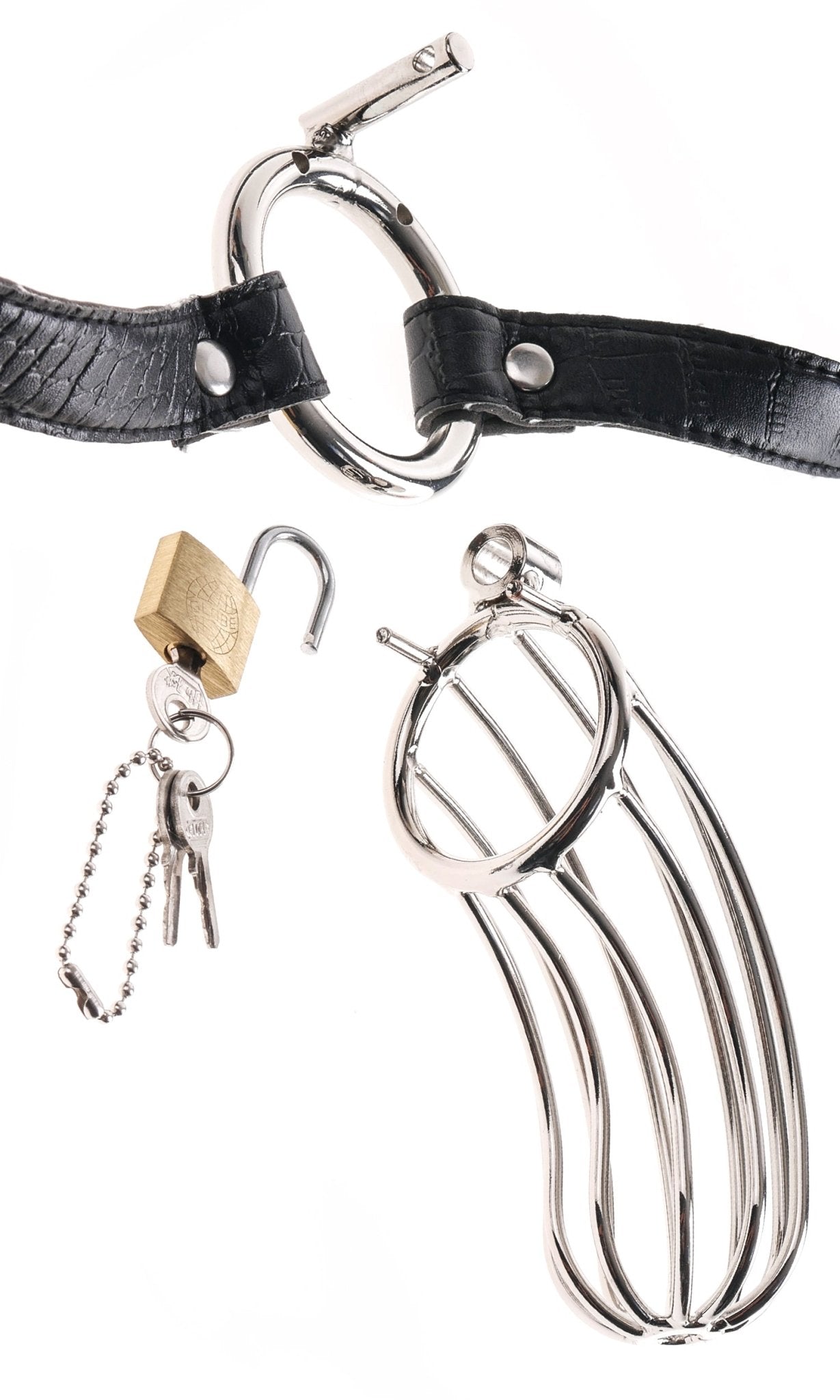 Fetish Fantasy Extreme The Prisoner Metal Cock Cage | Shop Lowest Prices at Funlove.com