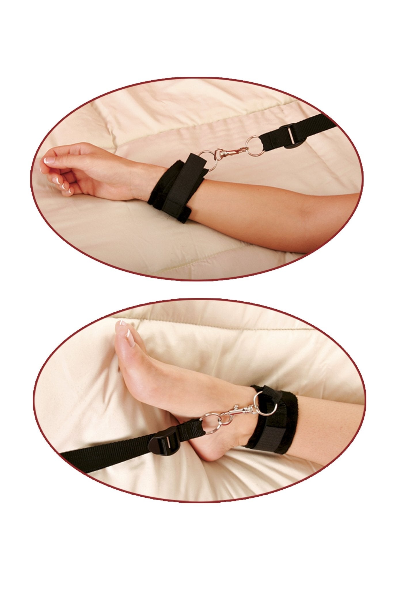 Fetish Fantasy Series Bed Restraint Bondage Kit | Shop Lowest Prices at Funlove.com