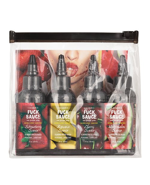 Fuck Sauce Flavored Water Based Personal Lubricant Variety 4 Pack - 2 Oz Each | Shop Lowest Prices at Funlove.com