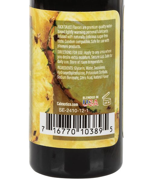 Fuck Sauce Water Based Personal Lubricant - 2 Oz Pineapple | Shop Lowest Prices at Funlove.com