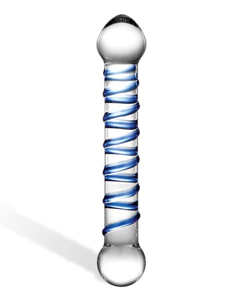 Glas 6.5" Spiral Dildo | Shop Lowest Prices at Funlove.com