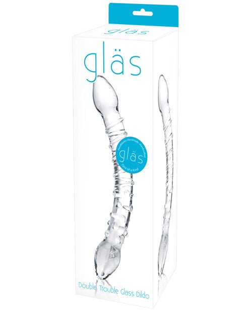 Glas Double Trouble Glass Dildo | Shop Lowest Prices at Funlove.com