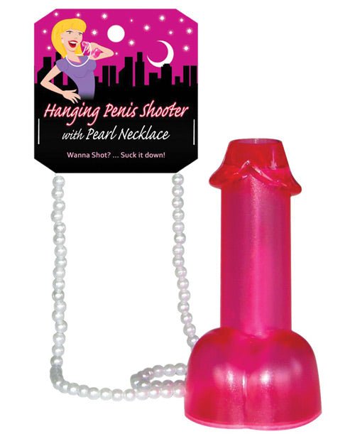Hanging Penis Shooter w/Pearl Necklace | Shop Lowest Prices at Funlove.com