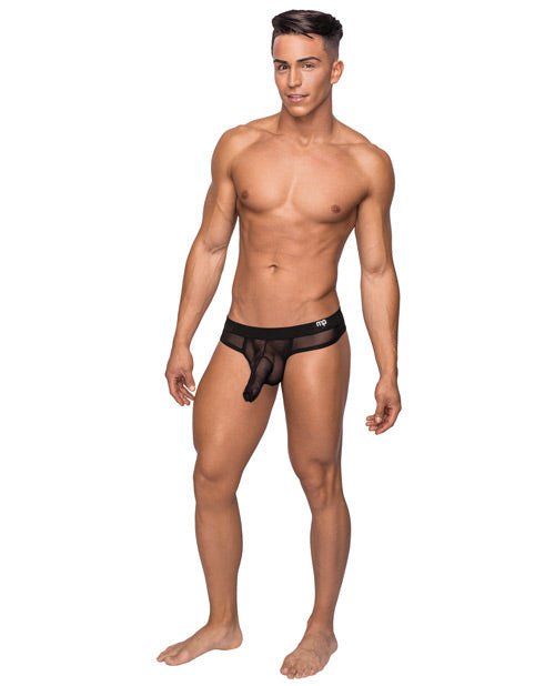 Hoser Stretch Mesh Thong Black | Shop Lowest Prices at Funlove.com