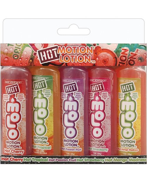 Hot Motion Lotion - 1 Oz Bottle Asst. Flavors Pack Of 5 | Shop Lowest Prices at Funlove.com