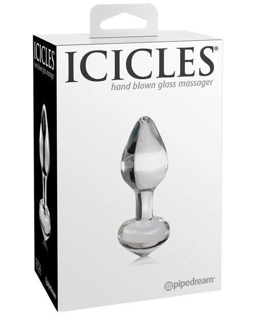 Icicles No. 44 Hand Blown Glass Butt Plug | Shop Lowest Prices at Funlove.com