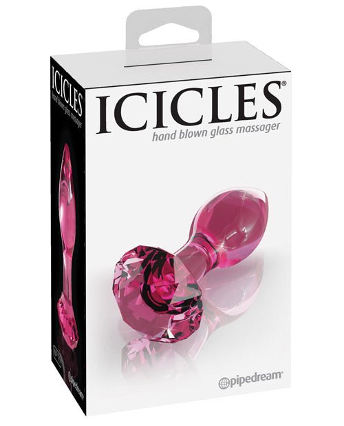 Icicles No. 79 Hand Blown Glass Diamond Butt Plug | Shop Lowest Prices at Funlove.com