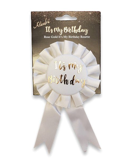 It's My Birthday Badge - Rose Gold | Shop Lowest Prices at Funlove.com