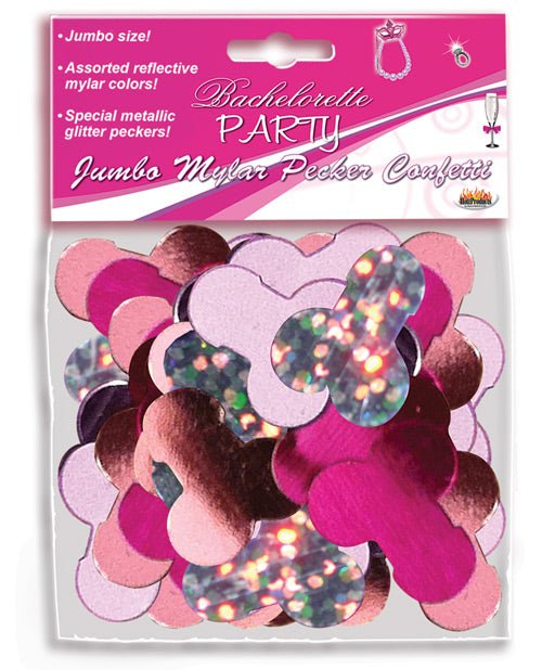Jumbo Mylar Pecker Party Confetti | Shop Lowest Prices at Funlove.com