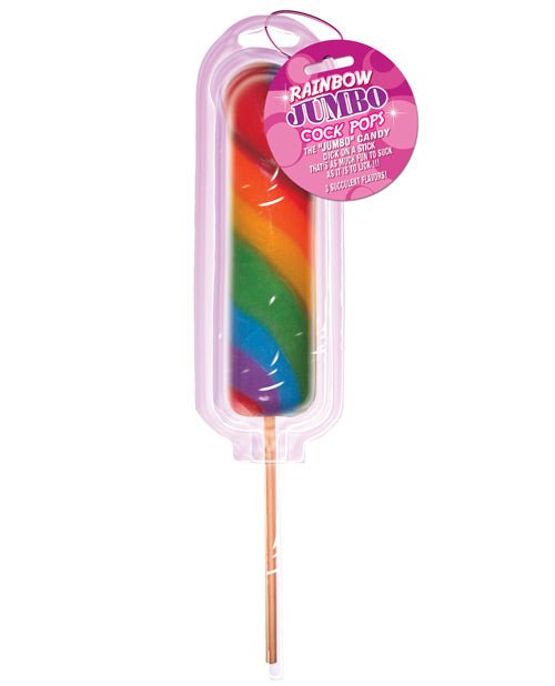 Jumbo Rainbow Pecker Pop | Shop Lowest Prices at Funlove.com