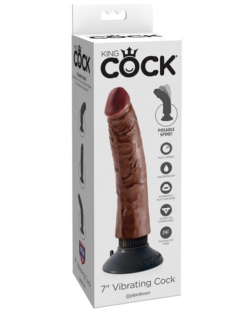 King Cock 7" Vibrating Cock | Shop Lowest Prices at Funlove.com