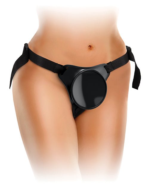 King Cock Elite Beginner's Body Dock Strap On Harness - Black | Shop Lowest Prices at Funlove.com