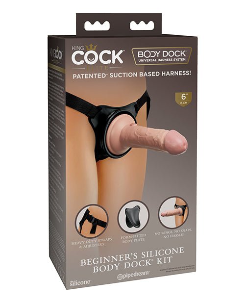 King Cock Elite Beginner's Silicone Body Dock Kit | Shop Lowest Prices at Funlove.com