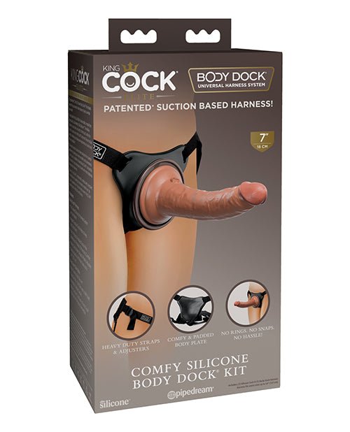 King Cock Elite Comfy Silicone Body Dock Kit | Shop Lowest Prices at Funlove.com