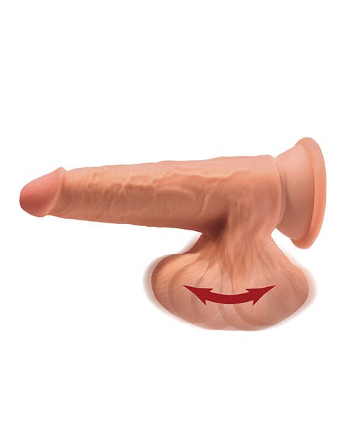 King Cock Plus 7" Triple Density Cock W/swinging Balls | Shop Lowest Prices at Funlove.com