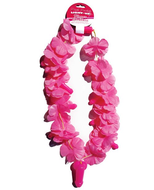 Light Up Flower Pecker Necklace - Pink | Shop Lowest Prices at Funlove.com