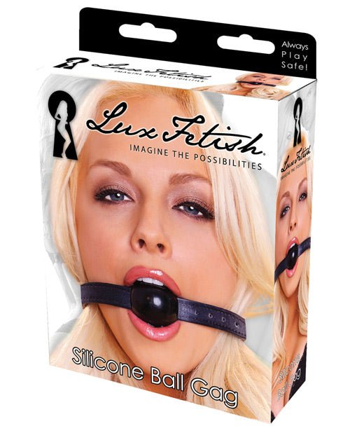 Lux Fetish Silicone Ball Gag | Shop Lowest Prices at Funlove.com