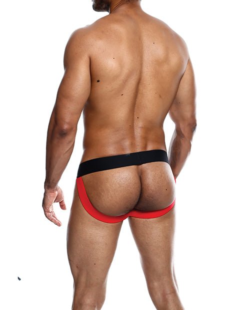 Male Basics Neon Jockstrap Red | Shop Lowest Prices at Funlove.com