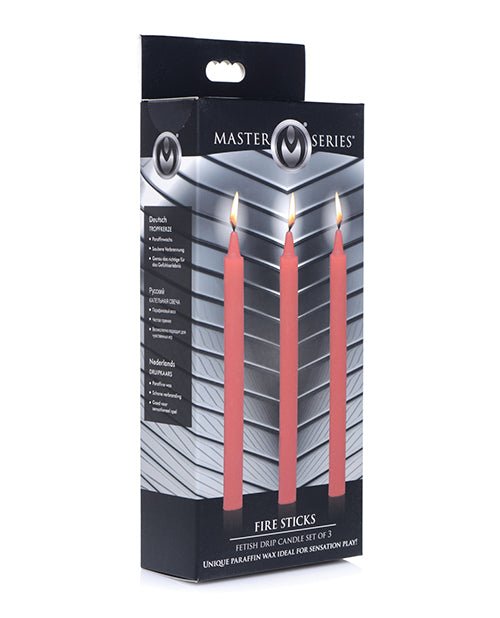 Master Series Fetish Drip Candles - Set Of 3 | Shop Lowest Prices at Funlove.com