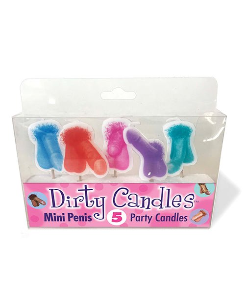 Mini Penis Dirty Candle Set - Set Of 5 | Shop Lowest Prices at Funlove.com
