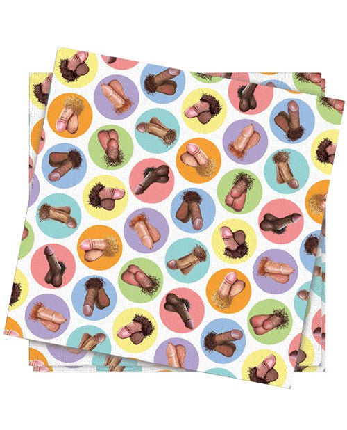 Mini - penis Napkins - Pack Of 8 | Shop Lowest Prices at Funlove.com