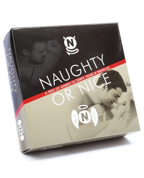 Naughty Or Nice - A Trio Of Games To Tempt, Tease, & Tantilize | Shop Lowest Prices at Funlove.com