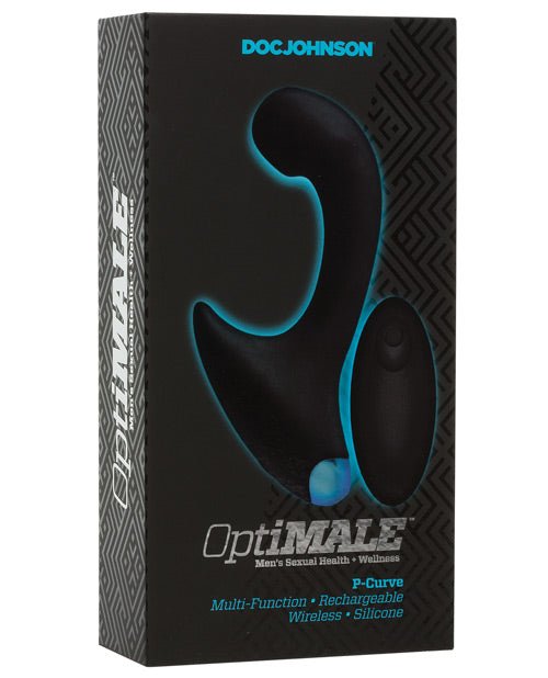Optimale Vibrating P Massager W/wireless Remote - Black | Shop Lowest Prices at Funlove.com
