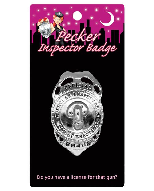 Pecker Inspector Badge | Shop Lowest Prices at Funlove.com