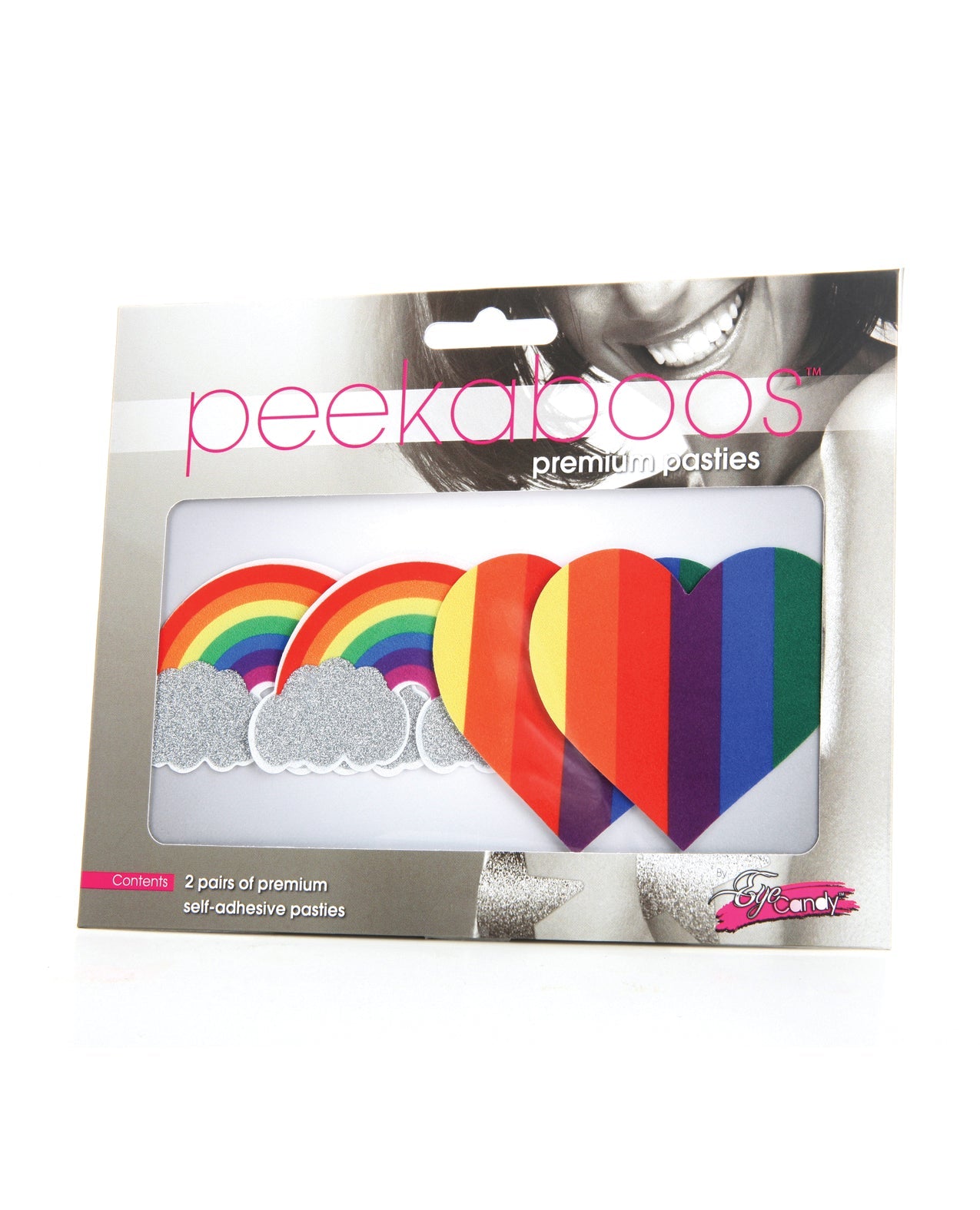 Peekaboos Pride Glitters Rainbows & Hearts - Pack Of 2 | Shop Lowest Prices at Funlove.com
