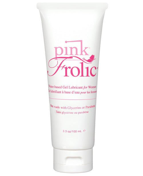 Pink Frolic Gel Lubricant - 3.3 Oz Flip Top Tube | Shop Lowest Prices at Funlove.com