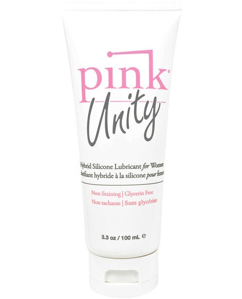 Pink Unity Hybrid Silicone Based Lubricant 3.3 oz. | Shop Lowest Prices at Funlove.com