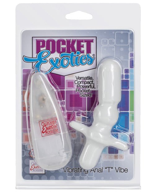 Pocket Exotics Anal T Vibe - Ivory | Shop Lowest Prices at Funlove.com