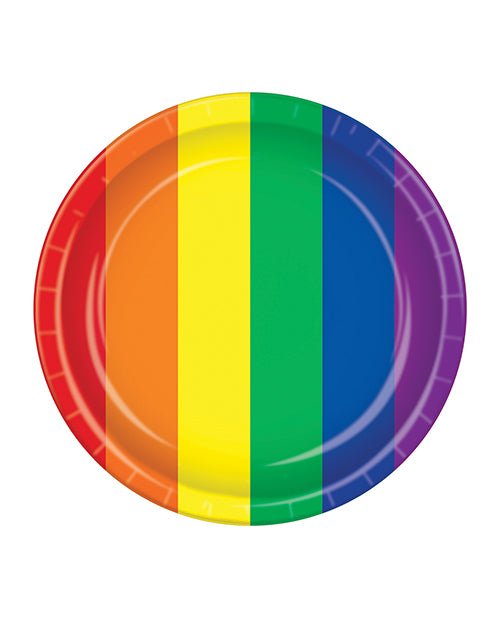 Pride Plates - Rainbow Pack Of 8 | Shop Lowest Prices at Funlove.com