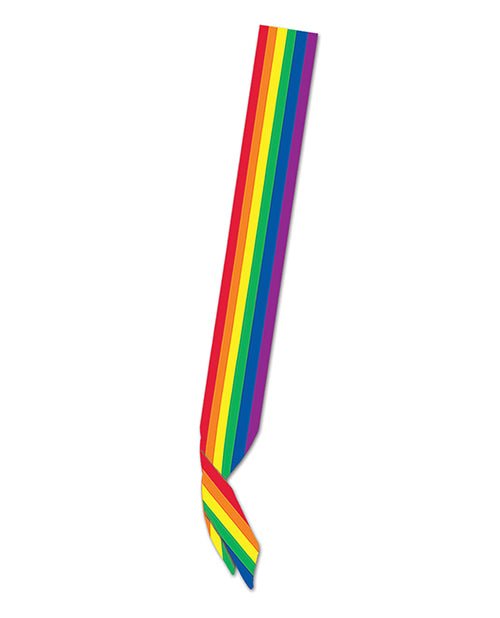 Pride Satin Sash - Rainbow | Shop Lowest Prices at Funlove.com