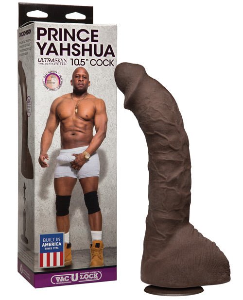 Prince Yahshua Ultraskyn 10.5" Cock - Chocolate | Shop Lowest Prices at Funlove.com