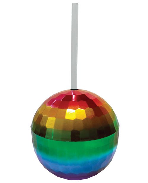 Rainbow Disco Ball Cup - 12 Oz | Shop Lowest Prices at Funlove.com