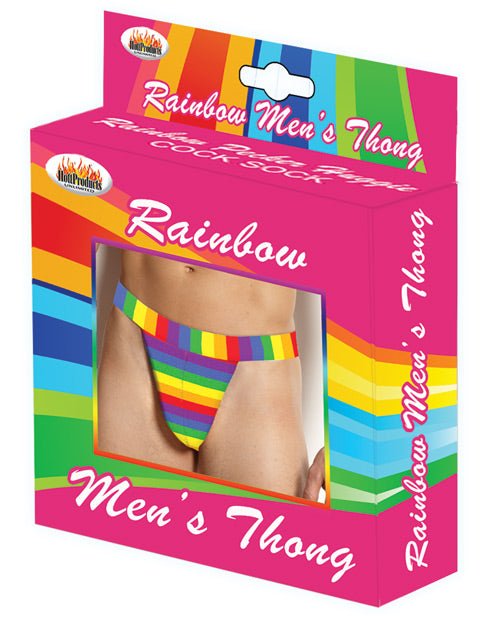 Rainbow Men's Thong | Shop Lowest Prices at Funlove.com