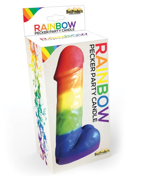 Rainbow Pecker Party Candle | Shop Lowest Prices at Funlove.com