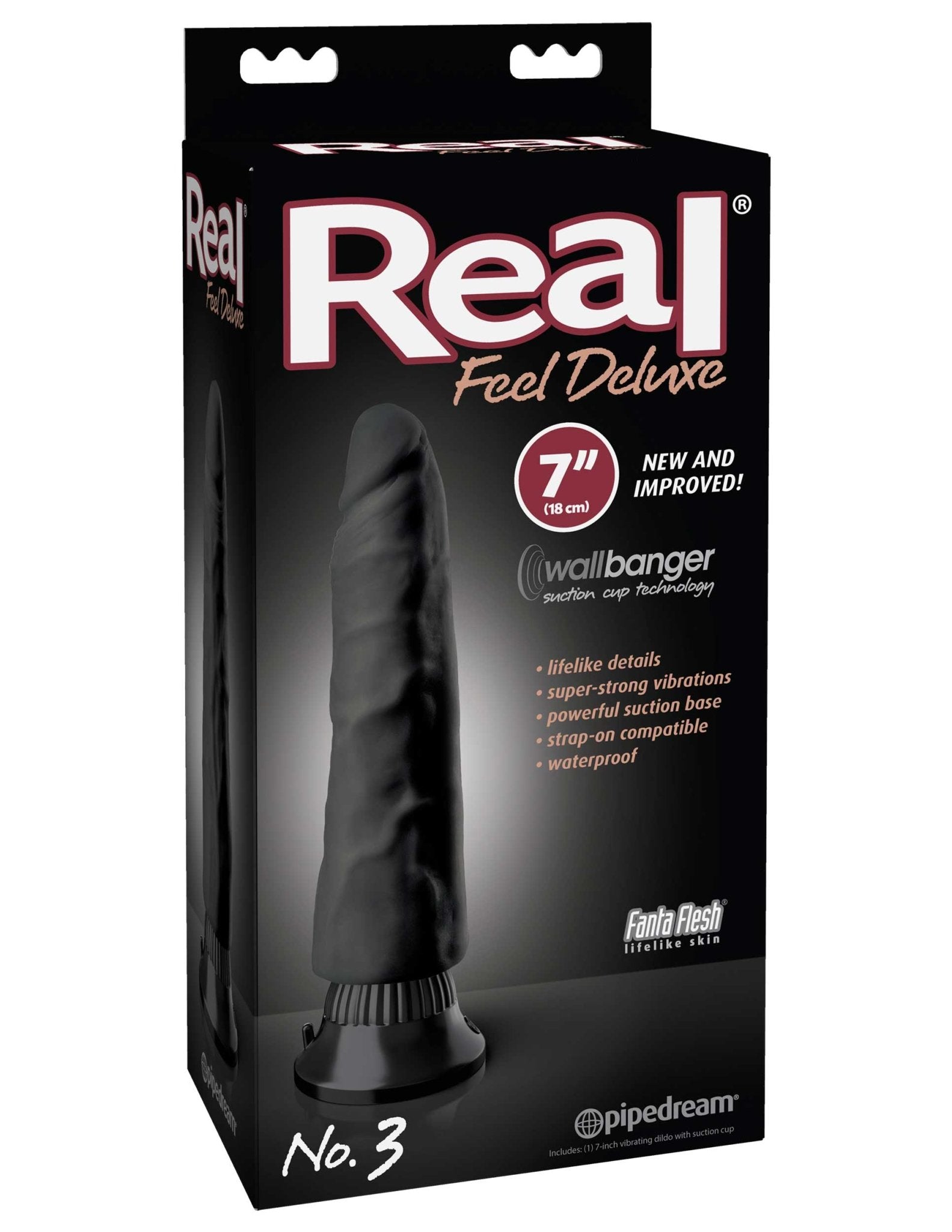 Real Feel Deluxe No. 3 7" Vibe Waterproof | Shop Lowest Prices at Funlove.com