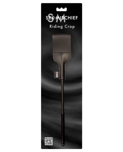 Sex & Mischief Riding Crop - Black | Shop Lowest Prices at Funlove.com