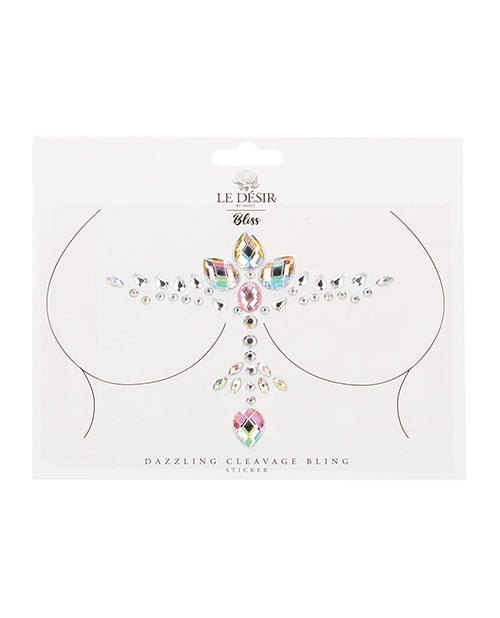 Shots Bliss Dazzling Cleavage Bling Sticker O/s | Shop Lowest Prices at Funlove.com