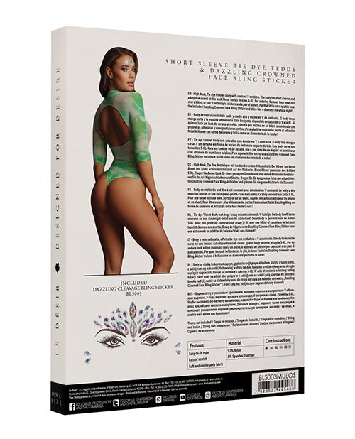 Shots Bliss Short Sleeve Teddy W/face Jewelry Multi O/s | Shop Lowest Prices at Funlove.com